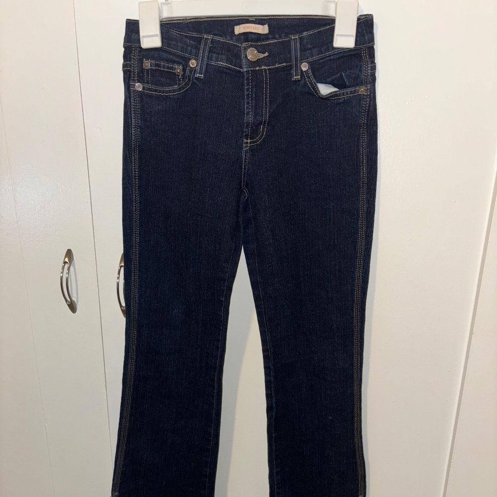 Forever 21 skinny dark blue denim jeans small